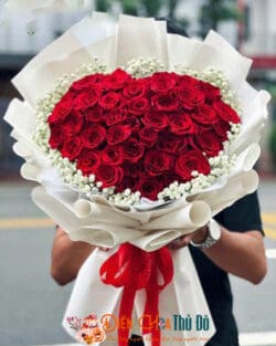 Bó Hoa Hồng Đỏ Tình Yêu Trong Anh MH1069